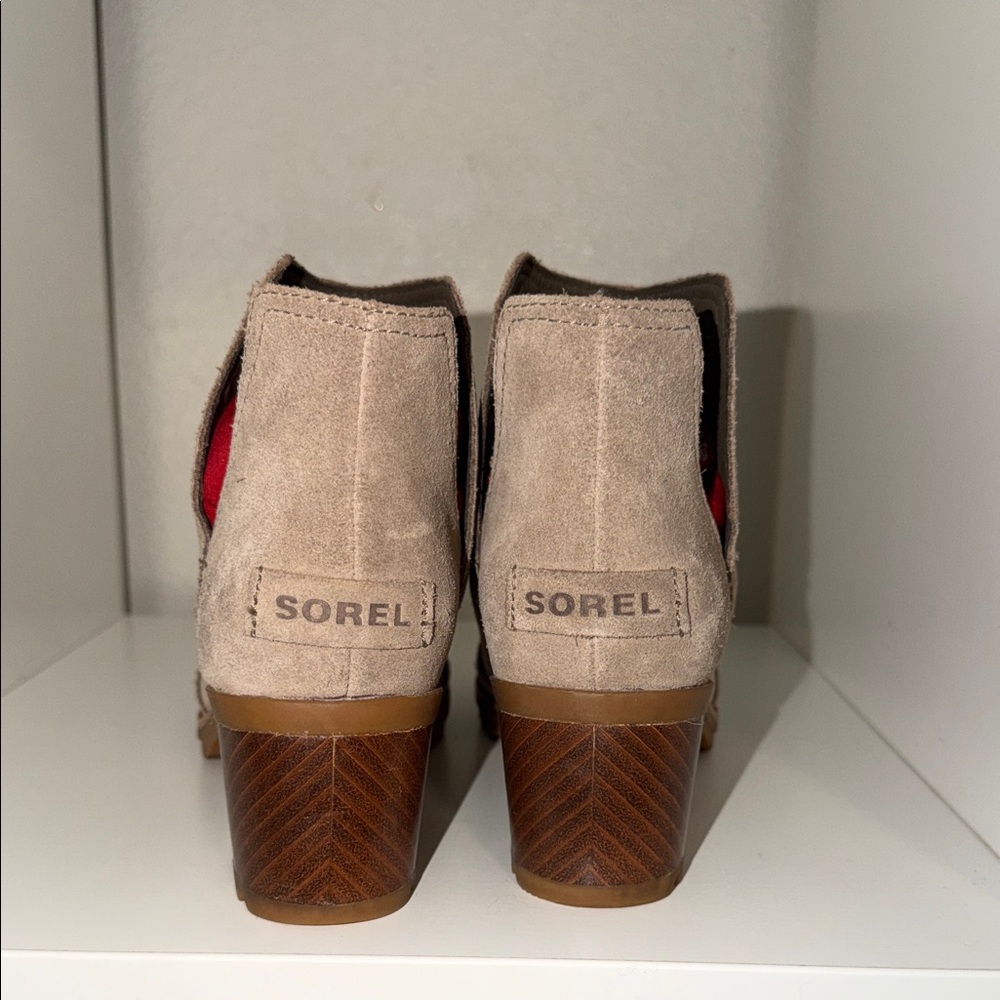 Sorel Women's Taupe and Brown Ankle Boots - Picture 4 of 7